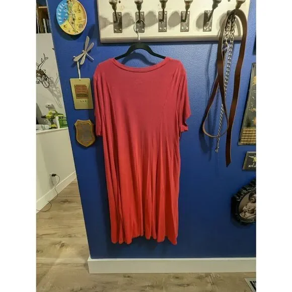 Sz 2 Torrid Super Soft Ombre T-shirt Dress - Picture 3 of 7
